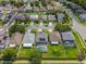 Aerial view displays backyards with pools, lush lawns, and well-maintained landscaping, providing a sense of privacy at 1224 Blackwater Pond Dr, Orlando, FL 32828