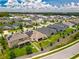 Expansive aerial view of a residential neighborhood featuring well-maintained homes and landscaping at 1593 Osprey View Dr, Apopka, FL 32703