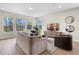 Spacious living room with modern decor and expansive windows offering scenic views at 17996 Adrift Rd, Winter Garden, FL 34787