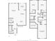 Detailed floor plan showcasing the layout of the home's first and second floors at 2508 Seven Oaks Dr, St Cloud, FL 34772