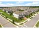 Expansive aerial view of a suburban neighborhood showcasing well-maintained homes at 2541 Leyland Cypress Ln, Sanford, FL 32773