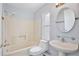 Bathroom with tub, shower and vanity at 2742 Woodruff Dr, Orlando, FL 32837