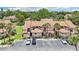 Aerial view of the townhome community, showcasing the well-maintained grounds and convenient parking at 3118 S Semoran Blvd # 2, Orlando, FL 32822