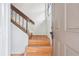 A welcoming entryway with wood stairs leads to the main living area at 3118 S Semoran Blvd # 2, Orlando, FL 32822