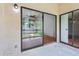 Outdoor patio view, featuring sliding glass doors, showcasing the transition between indoor and outdoor living at 3118 S Semoran Blvd # 2, Orlando, FL 32822