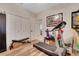 Exercise room with treadmill, bench and storage at 3316 Regal Crest Dr, Longwood, FL 32779