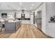 Modern kitchen featuring stainless steel appliances, a large island, and plenty of counter space at 3316 Regal Crest Dr, Longwood, FL 32779