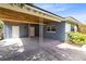 Carport with wooden ceiling at 4006 Kasper Dr, Orlando, FL 32806