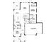 A floorplan showing the layout of the first floor of the house, including the kitchen and owner's bedroom at 441 Lady Palm St, Apopka, FL 32703