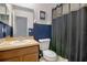 Well-maintained bathroom with a vanity, toilet, and shower/tub combo, providing essential amenities at 509 Cresting Oak Cir # 73, Orlando, FL 32824