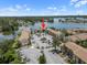 Aerial view of the condo complex on the lake at 614 Orange Dr # 196, Altamonte Springs, FL 32701