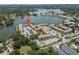 Aerial view of the condo complex on the lake at 614 Orange Dr # 196, Altamonte Springs, FL 32701