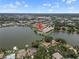 Aerial view of the condo complex on the lake at 614 Orange Dr # 196, Altamonte Springs, FL 32701