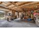 Shed interior with work bench, tools, and ample lighting at 905 Flewelling Ave, Ocoee, FL 34761