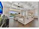 Elegant living room offers a spacious seating area and serene backyard views at 13232 Alderley Dr, Orlando, FL 32832
