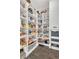 Walk-in pantry with floor-to-ceiling shelving offering ample storage space at 13232 Alderley Dr, Orlando, FL 32832