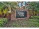 A brick welcome sign for the Park Place on Lake Joanna community at 19554 Spring Oak Dr, Eustis, FL 32736