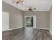 Spacious living room with hardwood floors and natural light at 4018 August Ct, Casselberry, FL 32707