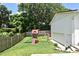 Backyard playset and fenced yard, adjacent to the home at 448 Stonewood Ln, Maitland, FL 32751