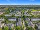 An aerial view of a community featuring well-maintained streets, lush landscaping, and diverse housing options at 4584 Virginia Dr, Orlando, FL 32814