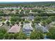 Aerial view looking at the surrounding suburban neighborhood at 486 Shirley Dr, Apopka, FL 32712