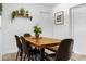 Cozy dining area with modern wood table, seating and decor at 531 Wigman Dr, Eatonville, FL 32751
