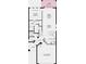 First floor plan featuring an open layout with a lanai, kitchen, great room, dining room, and a two car garage at 5626 Portico Pl, Kissimmee, FL 34758