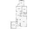 Detailed floor plan showcasing a spacious layout with living room, kitchen, dining room, and bedroom at 640 S Lake Formosa Dr, Orlando, FL 32803