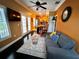 Cozy living room featuring modern furnishings, stylish decor, and an open layout at 640 S Lake Formosa Dr, Orlando, FL 32803