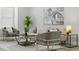 Inviting living room showcasing neutral tones, stylish decor, and comfortable seating arrangements at 841 Wesson Ct, Casselberry, FL 32707