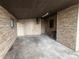 Spacious garage with brick walls offering ample storage or parking at 4250 Lake Ave, Kissimmee, FL 34746
