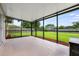 Screened in patio overlooking a well maintained backyard at 100 Monterey Oaks Dr, Sanford, FL 32771