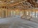 Interior view of the new home showing the framing and mechanicals being installed at 12258 Sw 76 Ln, Dunnellon, FL 34432