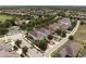 Aerial view of a residential neighborhood showcasing well-maintained homes and landscaping at 14460 Orchard Hills Blvd, Winter Garden, FL 34787