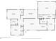 Floor plan for a single-story home featuring multiple bedrooms, bathrooms, and living spaces at 216 N Riverside Dr, Edgewater, FL 32132