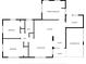 Simple floor plan displays the general layout of the bedrooms, living spaces, and outdoor areas at 36 Morning Glory Dr, Debary, FL 32713