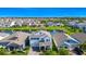 Aerial view of a beautiful two-story home, nestled within a scenic lakeside community at 4908 Lotta Ct, St Cloud, FL 34772