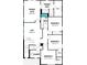Second floor plan showcasing the primary suite, additional bedrooms, loft, and laundry area at 504 Green Tracker Ave, Clermont, FL 34715