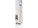 Modern shower features marble tiling and sleek fixtures at 6384 Raleigh St # 2214, Orlando, FL 32835