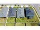 Aerial view of homes showcases their layouts, yards, and neighborhood streets at 7 Polermo Ave, St Cloud, FL 34771