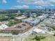 An aerial view of a condo complex near a city with nearby parks and busy streets at 911 N Orange Ave # 443, Orlando, FL 32801