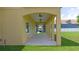 View of the patio with ceiling fans, offering a cool outdoor retreat and ample space at 1919 Sipes Ave, Sanford, FL 32771