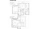 Detailed floor plan showcasing layout of a 5-bedroom home with a covered lanai and a 2-car garage at 1929 Sipes Ave, Sanford, FL 32771