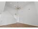 Expansive living room featuring soaring ceilings, hardwood floors, recessed lighting and white walls at 1929 Sipes Ave, Sanford, FL 32771