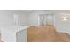 Bright living space with white kitchen island and wood floors at 1929 Sipes Ave, Sanford, FL 32771