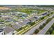 Wide aerial shot showcasing homes, streetscapes, and community layout with ponds and green spaces at 2355 White Lilly Dr, Kissimmee, FL 34747