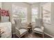 Bright sitting area featuring a pair of armchairs and windows for natural light at 2579 Woodside Ridge Dr, Apopka, FL 32712