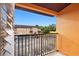 This balcony has a view of a parking lot at 2717 Camaro Dr, Kissimmee, FL 34746