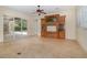 Spacious living room showcasing tile floors and built-in media center at 336 Highcroft Ct, Lake Mary, FL 32746