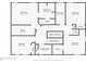 Second floor plan featuring bedrooms, bathrooms, and laundry room at 3640 Sail Harbor Dr, Kissimmee, FL 34746
